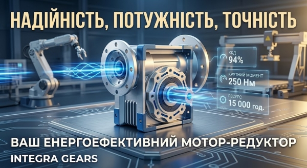 Черв&rsquo;ячно-циліндричні мотор-редуктори Hydro-Mec в алюмінієвому корпусі